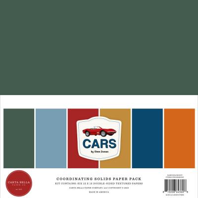 Carta Bella Cars - Coordinating Solids