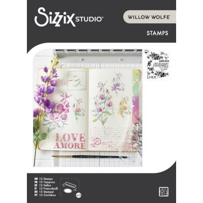 Sizzix Willow Wolfe Stempel - Love Letters