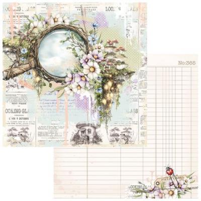 49 And Market The Looking Glass Designpapier - The Looking Glass