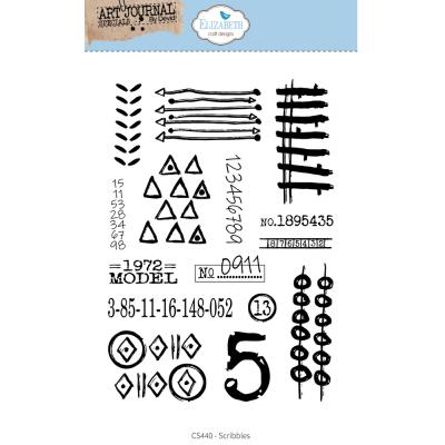 Elizabeth Craft Designs Hello You! Stempel - Scribbles