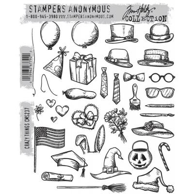 Stampers Anonymous Tim Holtz Stempel - Crazy Things