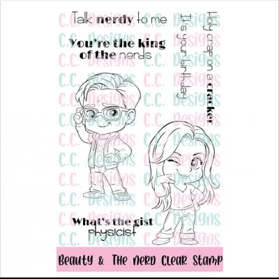 C.C. Designs Stempel - Beauty & The Nerd
