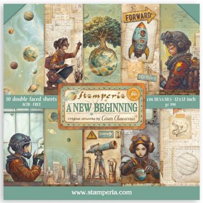Stamperia A New Beginning - Paper Pack