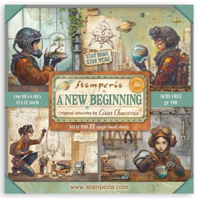 Stamperia A New Beginning - Maxi Paper Pack