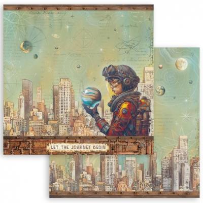 Stamperia A New Beginning Designpapier - Skyline