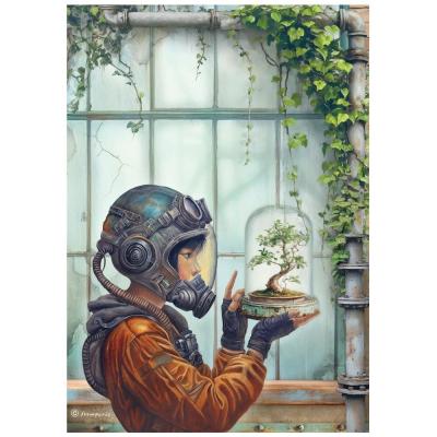 Stamperia A New Beginning Rice Paper - Terrarium