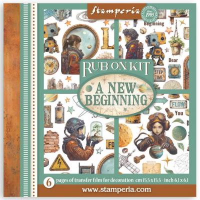 Stamperia A New Beginning - Rub-On Kit