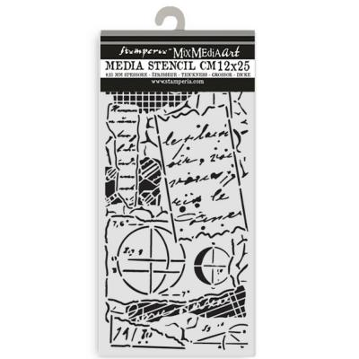 Stamperia A New Beginning Stencil - Notes