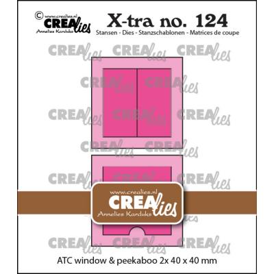 Crealies Cutting Dies - Square Window With Shutters + Peek-a-boo Square