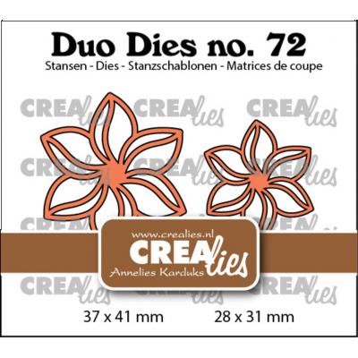 Crealies Cutting Dies - Open Flowers 29