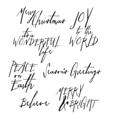 Stampers Anonymous Tim Holtz Stempel - Handwritten Holidays 1