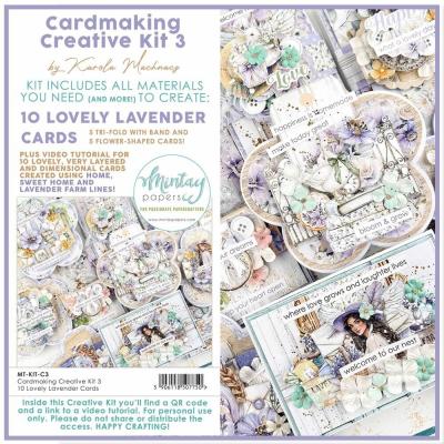 Mintay Creative Kit 3 Cardmaking - Lovely Lavender Cards