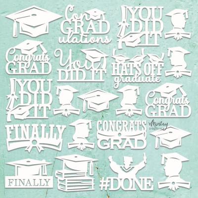 Mintay Papers Chippies Decor - Graduation