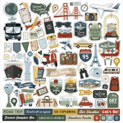 Echo Park It's Time To Travel - Element Sticker