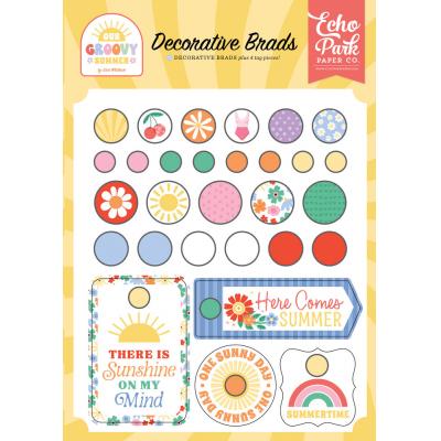 Echo Park Our Groovy Summer - Decorative Brads