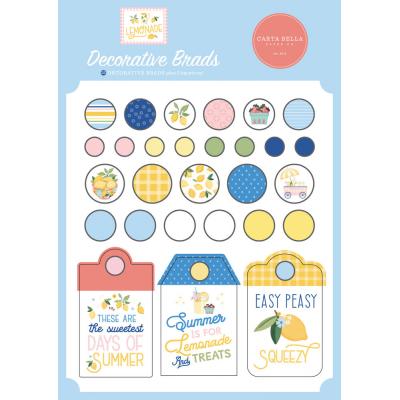 Carta Bella Lemonade - Decorative Brads