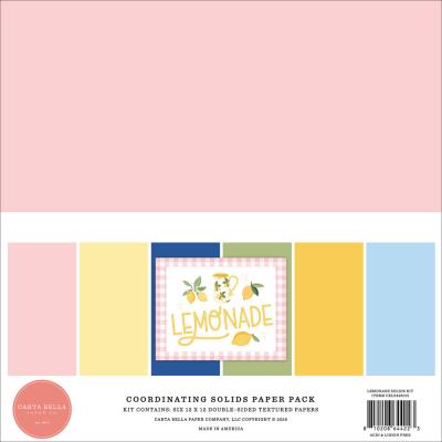 Carta Bella Lemonade - Coordinating Solids