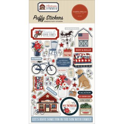Carta Bella Americana Summer - Puffy Stickers