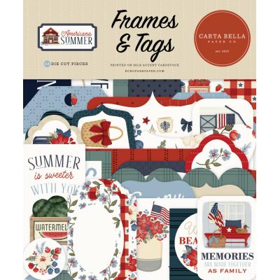Carta Bella Americana Summer - Frames & Tags