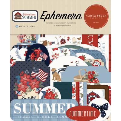 Carta Bella Americana Summer - Ephemera