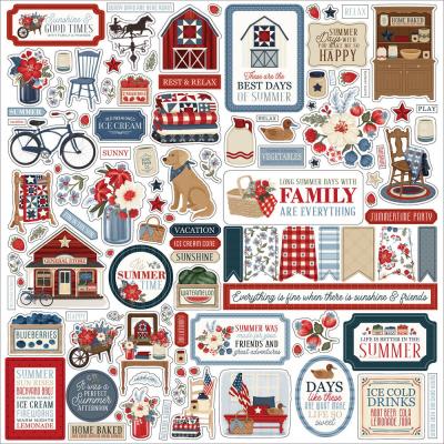 Carta Bella Americana Summer - Element Sticker