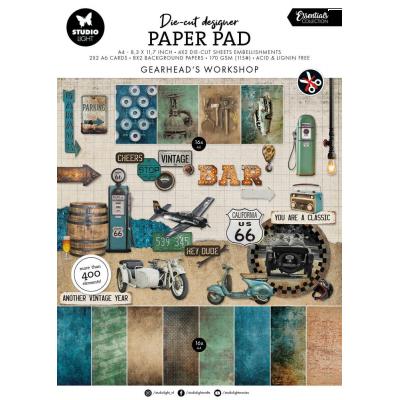 tudio Light Gearhead Workshop - Die-Cut Paper Pad