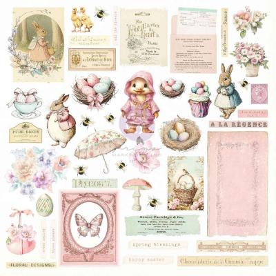 Prima Marketing Sweet Spring Ephemera - Sunshine & Bunnies