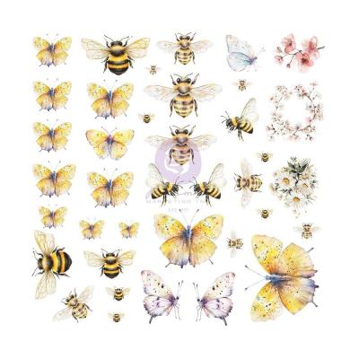 Prima Marketing Among The Wildflowers - Vellum Ephemera Spring Wings