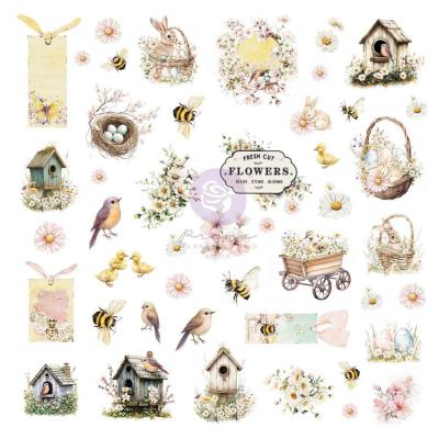 Prima Marketing Among The Wildflowers - Ephemera Spring Bits