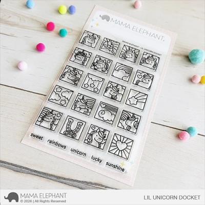 Mama Elephant Stempel - Lil Unicorn Docket