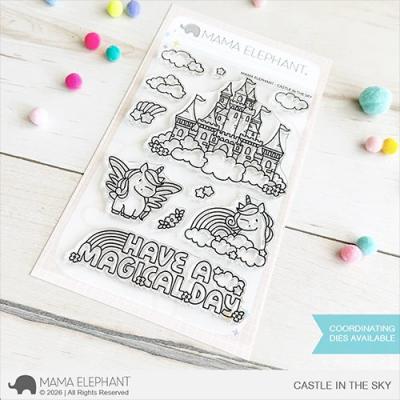 Mama Elephant Stempel - Castle In The Sky