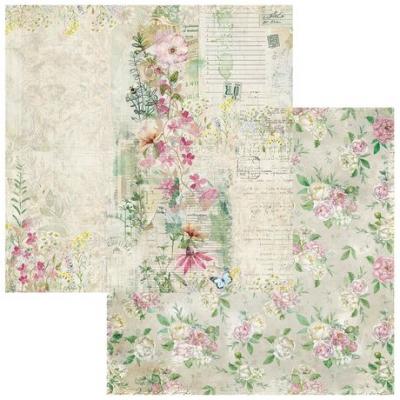 49 and Market From The Garden Designpapier - Foxglove