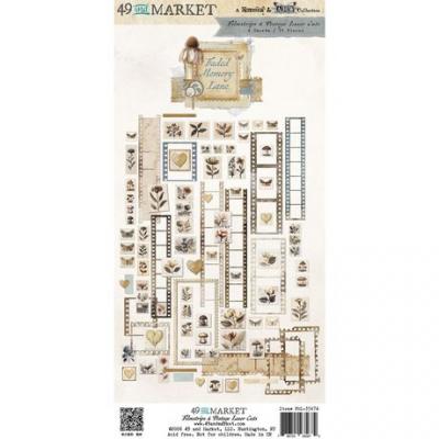 49 and Market Faded Memory Lane - Filmstrips & Postage Cut Outs