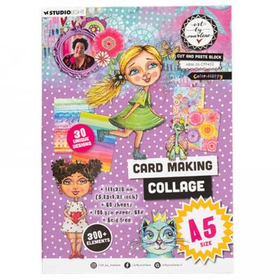 StudioLight Art By Marlene Cut and Paste Block - Color-Happy