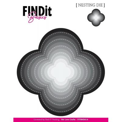 Find It Nesting Dies - Stitched Quatrefoil