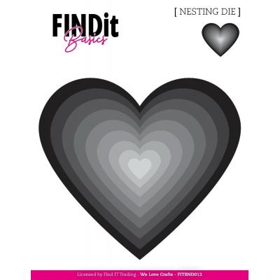 Find It Nesting Dies - Hearts 2