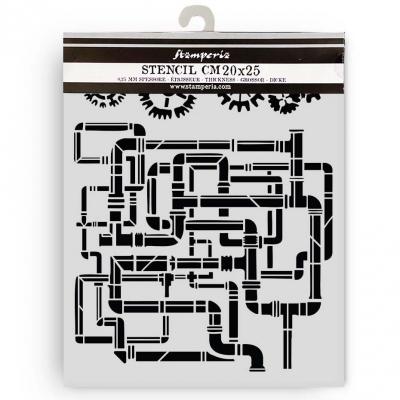 Stamperia Gardens of Time Stencil - Tubes