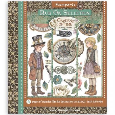 Stamperia Gardens of Time  Rub-On Selection