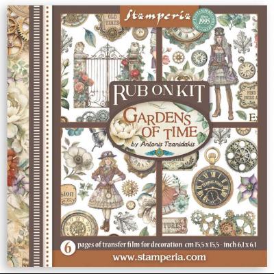 Stamperia Gardens of Time  Rub-On Kit