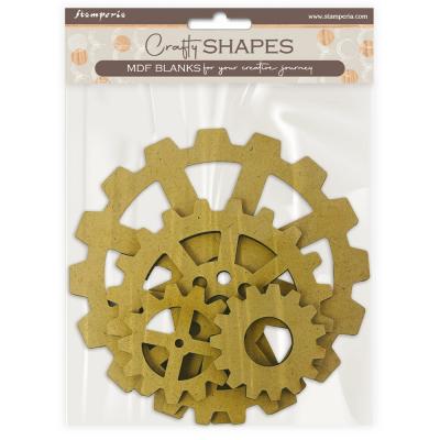 Stamperia Gardens of Time MDF Crafty Shapes Blank - Gears