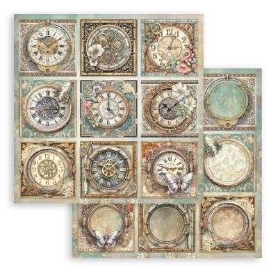 Stamperia Gardens of Time Designpapier - 9 Cards