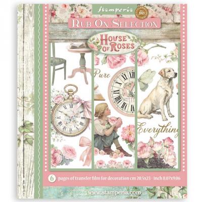 Stamperia House of Roses Rub-On Selection