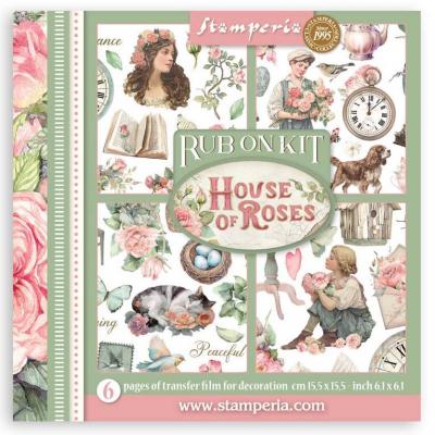 Stamperia House of Roses Rub-On Kit