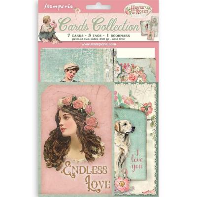 Stamperia House of Roses - Cards Collection