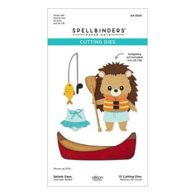 Spellbinders Summer Camp Camp Etched Dies - Splash Days