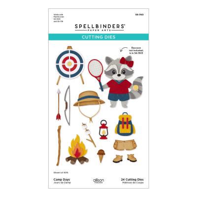 Spellbinders Summer Camp Camp Etched Dies - Camp Days