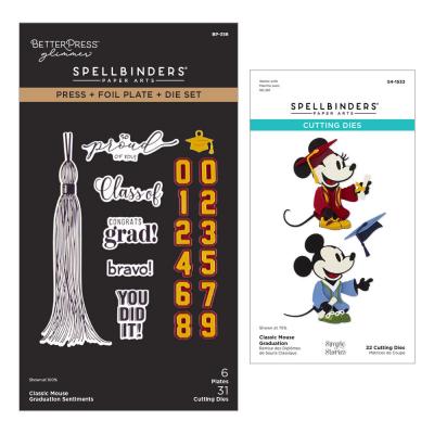 Spellbinders Classic Mouse Graduation Bundle