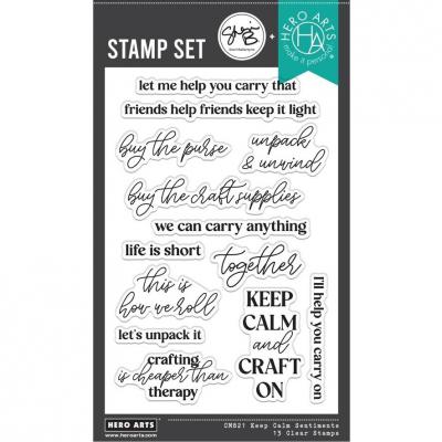 Hero Arts We All Have Baggage Stempel - Keep Calm Sentiments