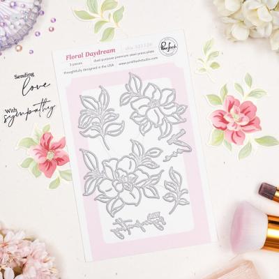 Pinkfresh Studio The Daydream Edit Press Plate - Floral Daydream