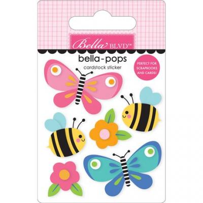 Bella Blvd Walking on Sunshine Bella-Pops / 3D Sticker - Wings Of Sunshine